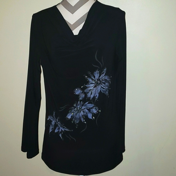 Nexxen  Cowl neck embellished blouse - Picture 1 of 5